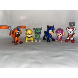paw patrol figures lot of 6 dogs great condition